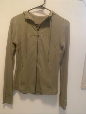 lululemon athletica Olive Green Full-Zip Hoodie Define Jacket